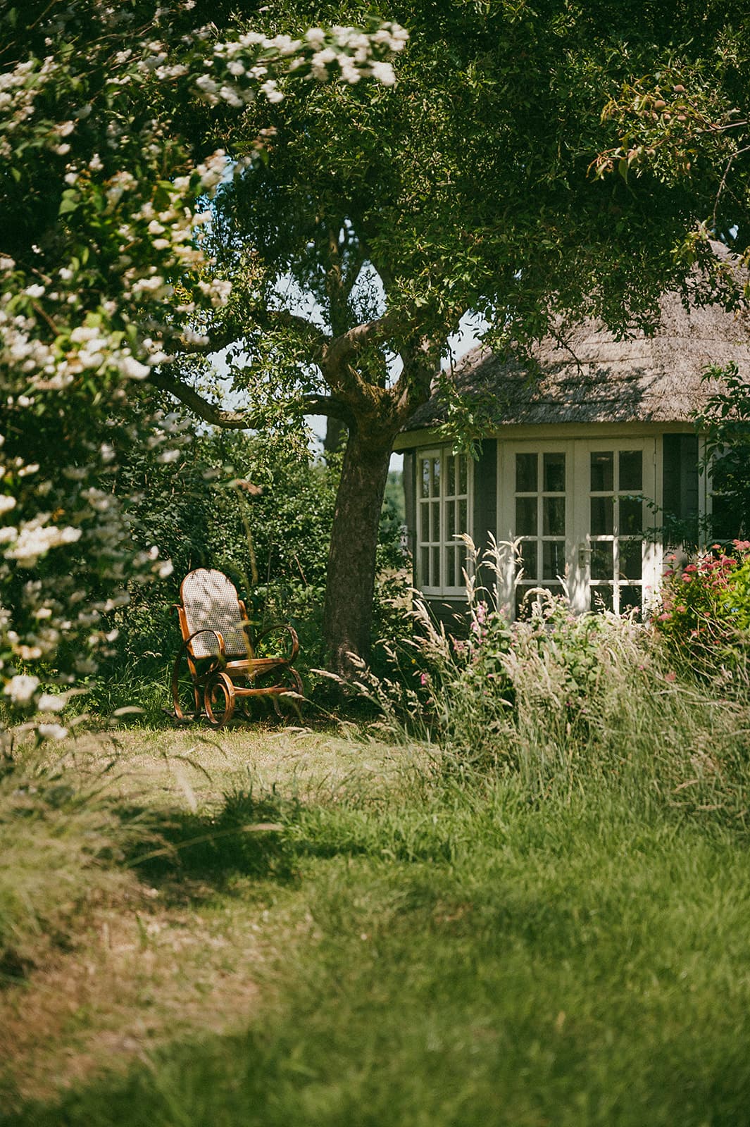 Teahouse with a chair and window